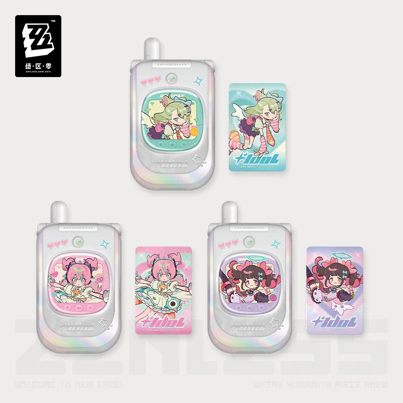 Official Zenless Zone Zero Gaming Merchandise Cartoon Characters Cosplay Sunna Nangong Yu Tinplate Badge&Photocard Set
