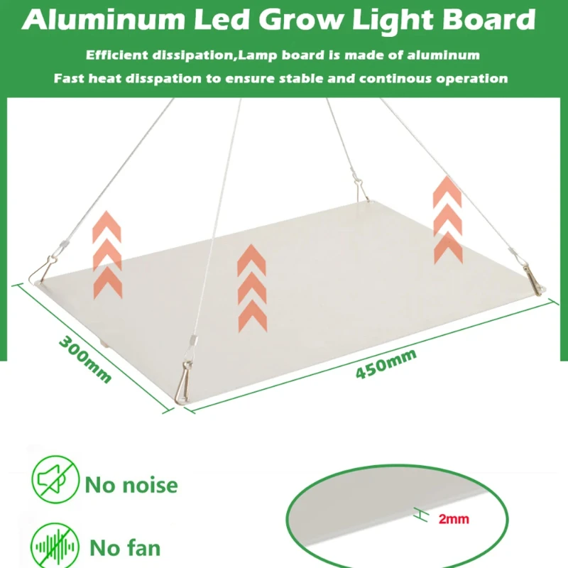 Led Grow Light 65W Samsung Lm281b Phytolamp Sunlike Growing Lamp Voor Indoor Bloem Kas Planten Groei Licht Vol Spectrum