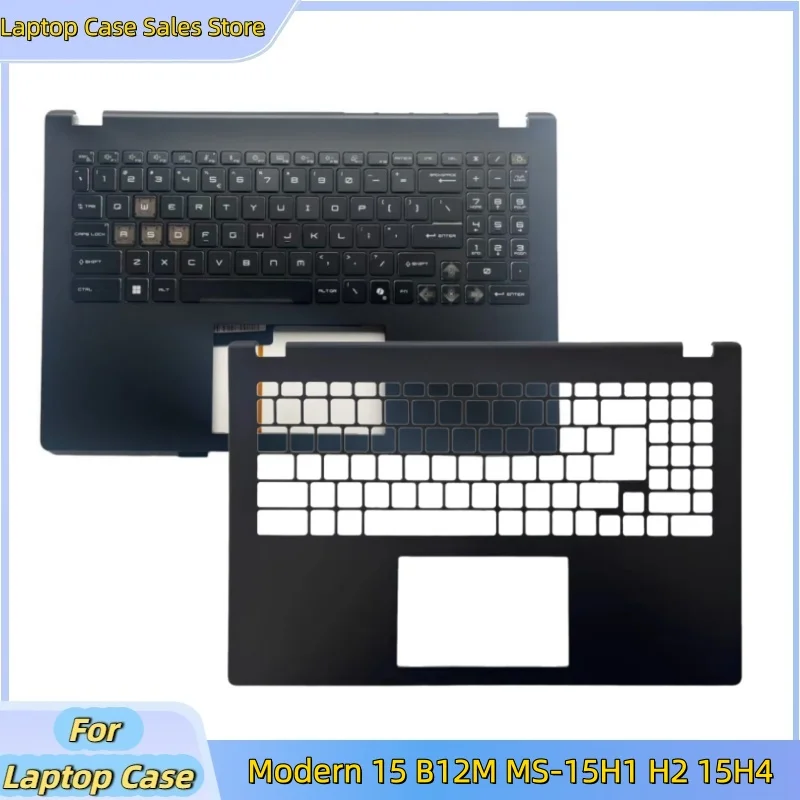 

Новый чехол для ноутбука Modern 15 B12M MS-15H1 MS-15H2 MS-15H4, верхняя часть корпуса, подставка для рук, клавиатура с подсветкой