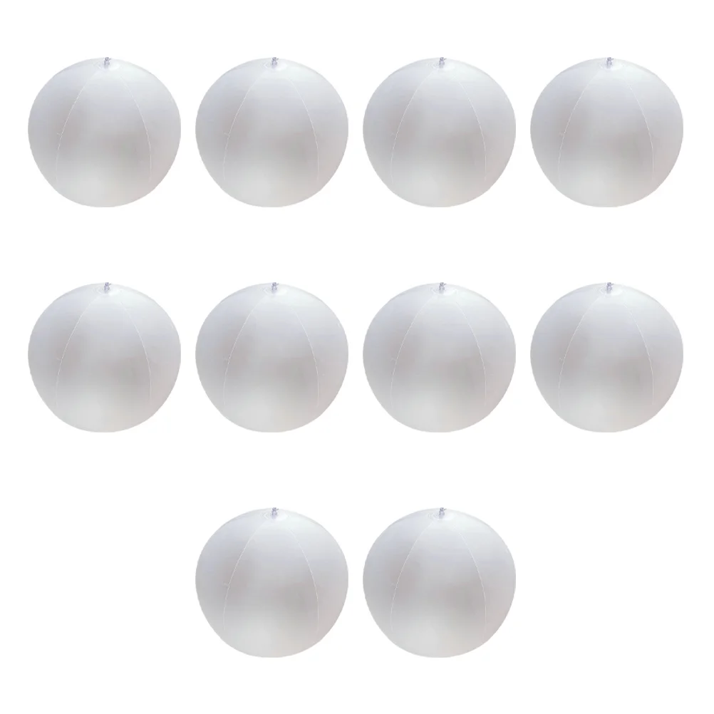 10 Pcs Beach Ball LED Decoration Toy Funny Inflatable Photoing Water Proof Delicate Pvc Pool Party Interesting