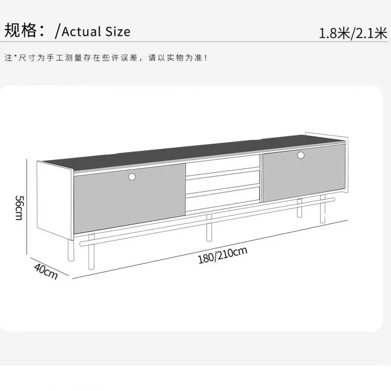 خزانة تلفزيون عتيقة من الخشب الصلب بسيطة وحديثة من Migu، خزانة تلفزيون صغيرة لخزانة تخزين الشقة #6