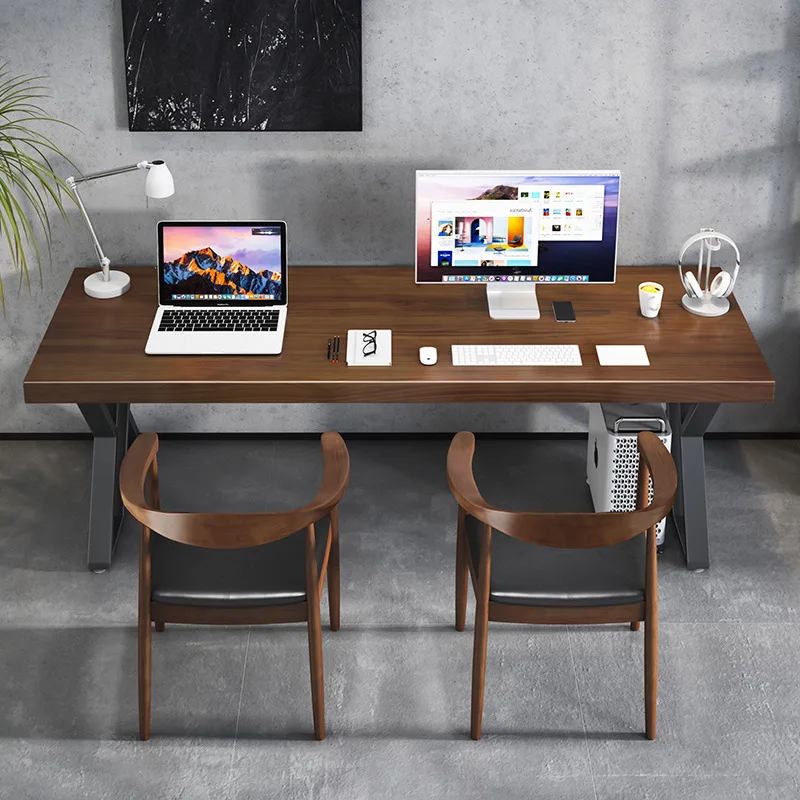 Solid wood computer desk desktop bedroom household table rectangular desk writing desk