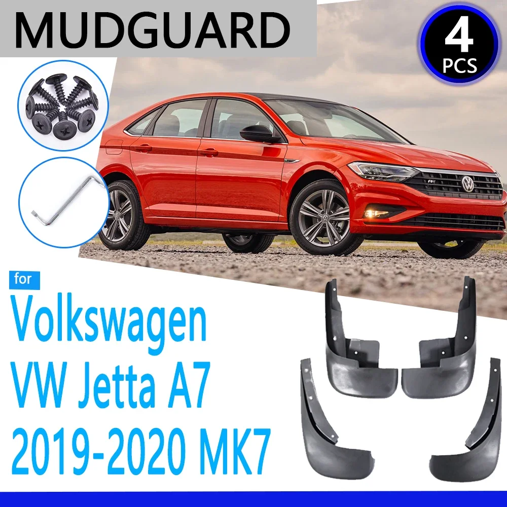 

Mudguards for Volkswagen VW Jetta A7 Mk7 7 2019~2020 Car Accessories Mudflap Fender Auto Replacement Parts