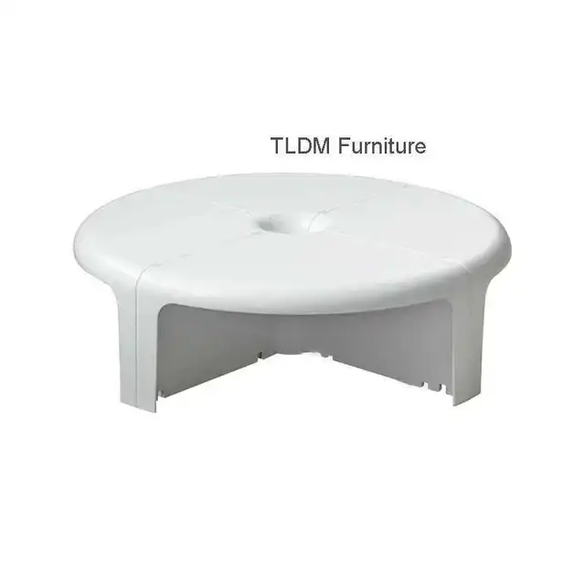 Nordic Round Color Side Table Creative ABS Plastic Coffee Tables Designer Living Room Furniture Modern Home Storage Corner Table 4