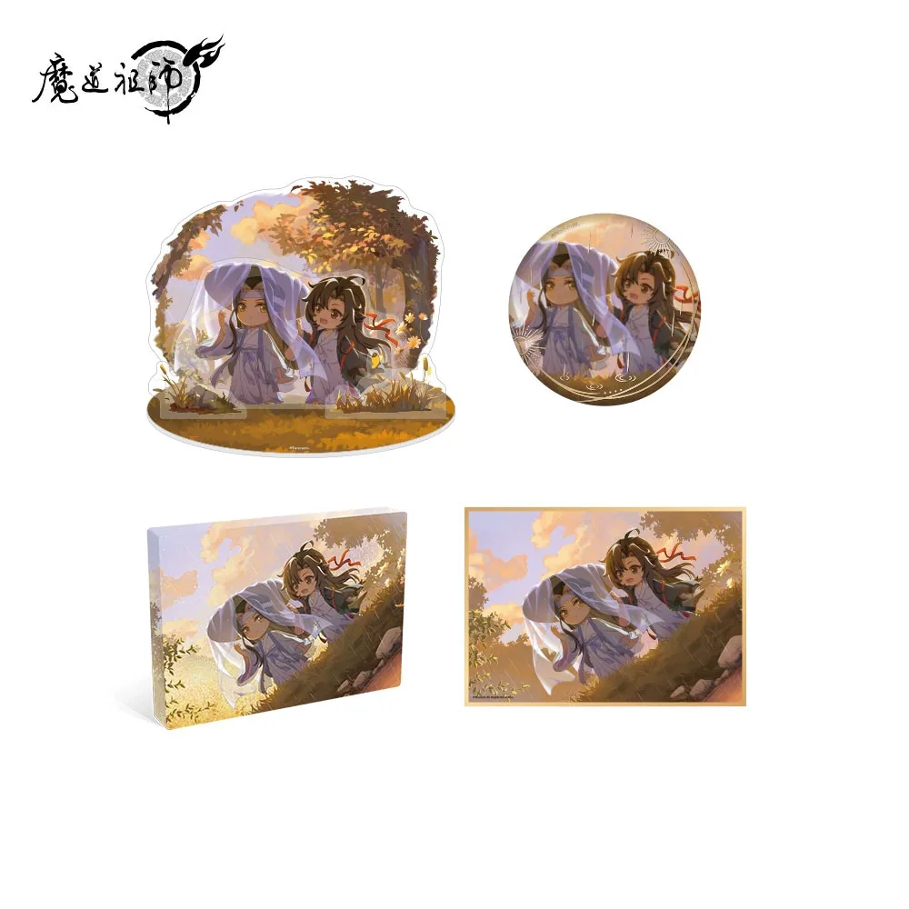 

Sunsyea MDZS Mo Dao Zu Shi Official Merch MYJ Theme Series Wei Wuxian Lan Wangji Badge Acrylic Stand Quicksand Ornament