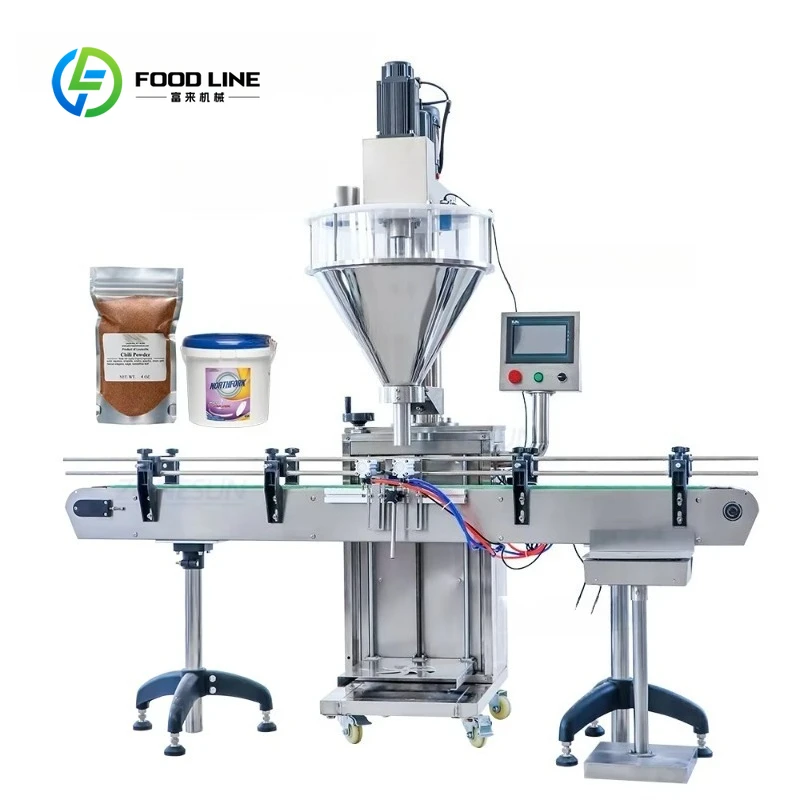 

Customized Automatic Auger Filler Bottle Quantitative Filling Machine For Tea Chemical Dry Powder Packaging Commercial Use