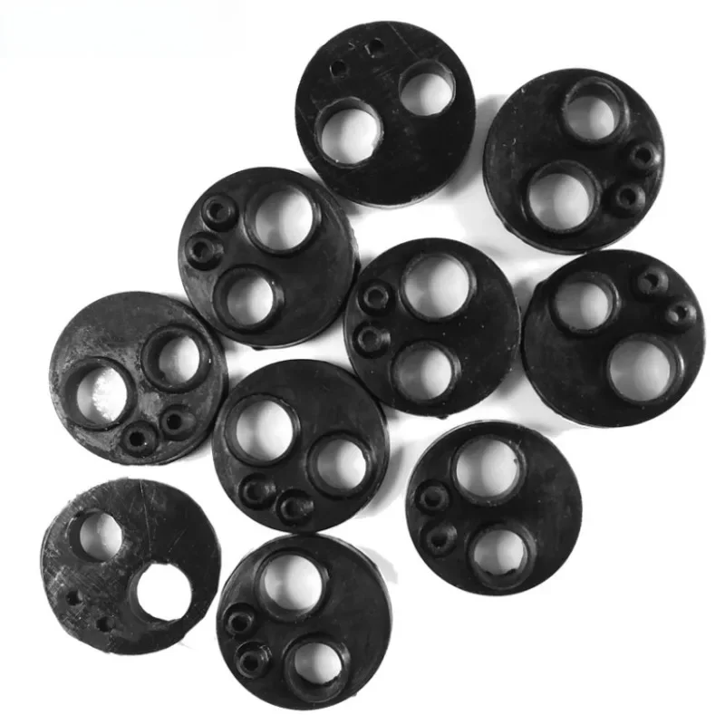 10pcs 2/4/6 Holes Dental Handpiece Tail Pad Seal Ring Rubber Dental Handpiec Rubber Gasket Midwest for High&Slow Speed Handpiece