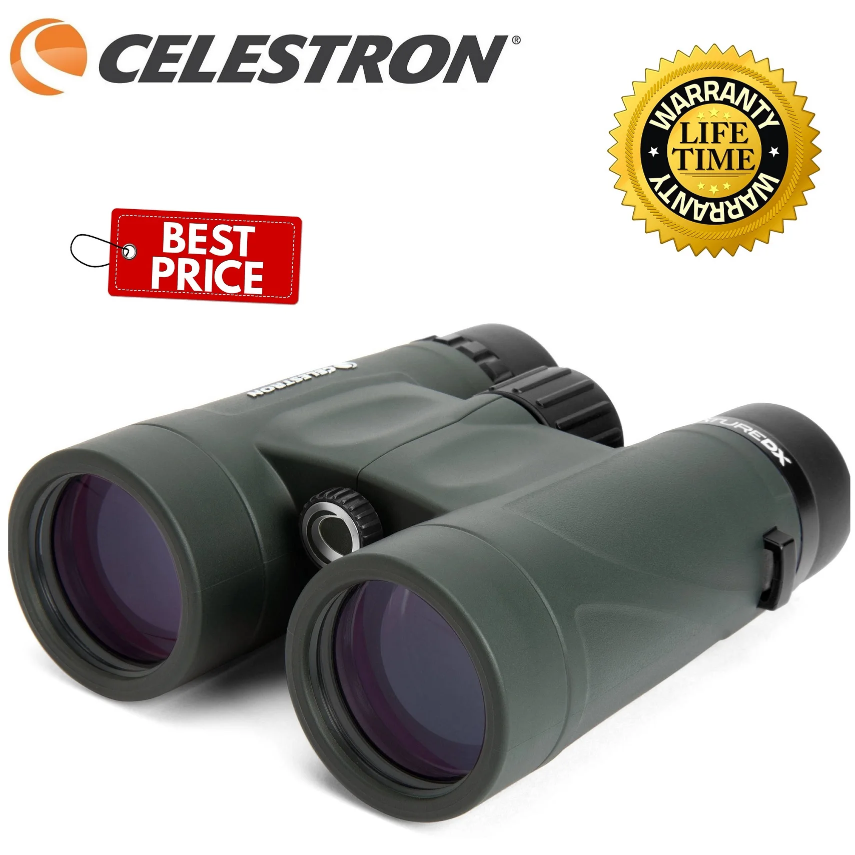 

Celestron Nature DX 8x42 HD Astronomy Binoculars Fully Multi-Coated BaK-4 Prisms Fog & Waterproof For Camping Hunting Outdoor