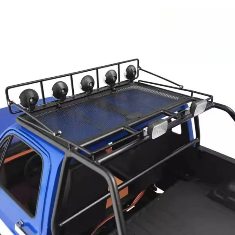 CChand-portaequipajes de techo de Metal para RC4WD 1/10 Chevy Blazer k5 pick-up escala 1:10 Rock Crawler Car RC juguetes piezas de mejora
