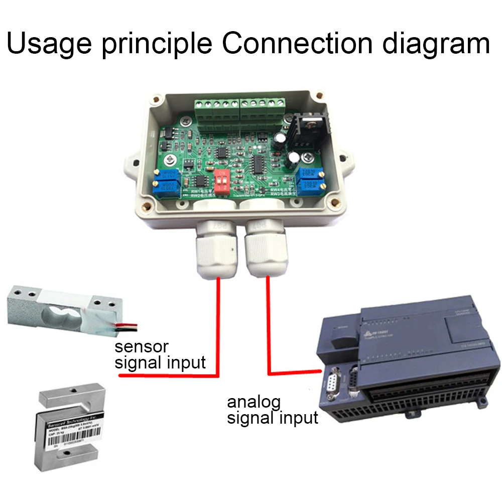 JY-S60/JY-S85 DC 18-26V Weighing Transmitter Weighing Amplifier Load Cell Voltage Current Converter 4-20 MA Load Cell Amplifier