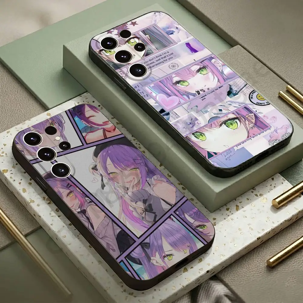 VTuber T-Tokoyami Towa Phone Case For Samsung S20,21,22,23,24,25,26 plus,ultra Silicone Cover