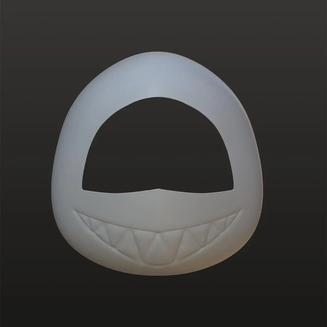 Furuits Headbase Mask Skull 3D Printing Resin Head Shell  DIY Material Fursuit Partial one eyed Cosplay Rare