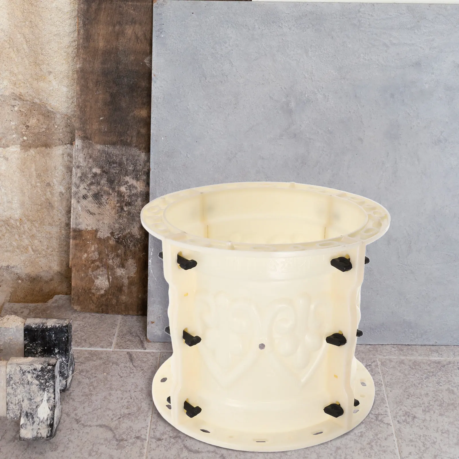 

Roman Column Mold Precision Design Reusable for Concrete DIY European Style Pillars Walkway Fence Decorative Cement Casting Mold