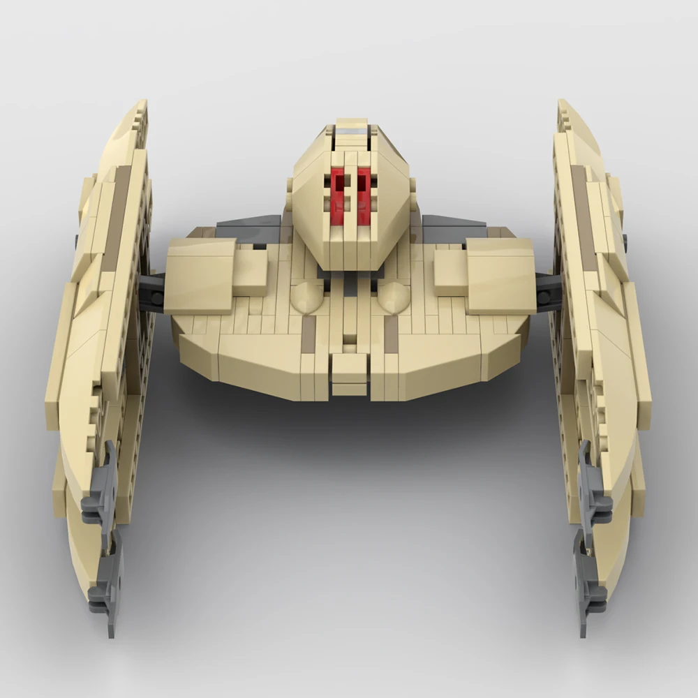 MOC Alien Space Fighter Building Blocks Kit Sci-fi Combat Spaceship Model Bricks DIY Toy For Boys Adult Hobby Display Gift