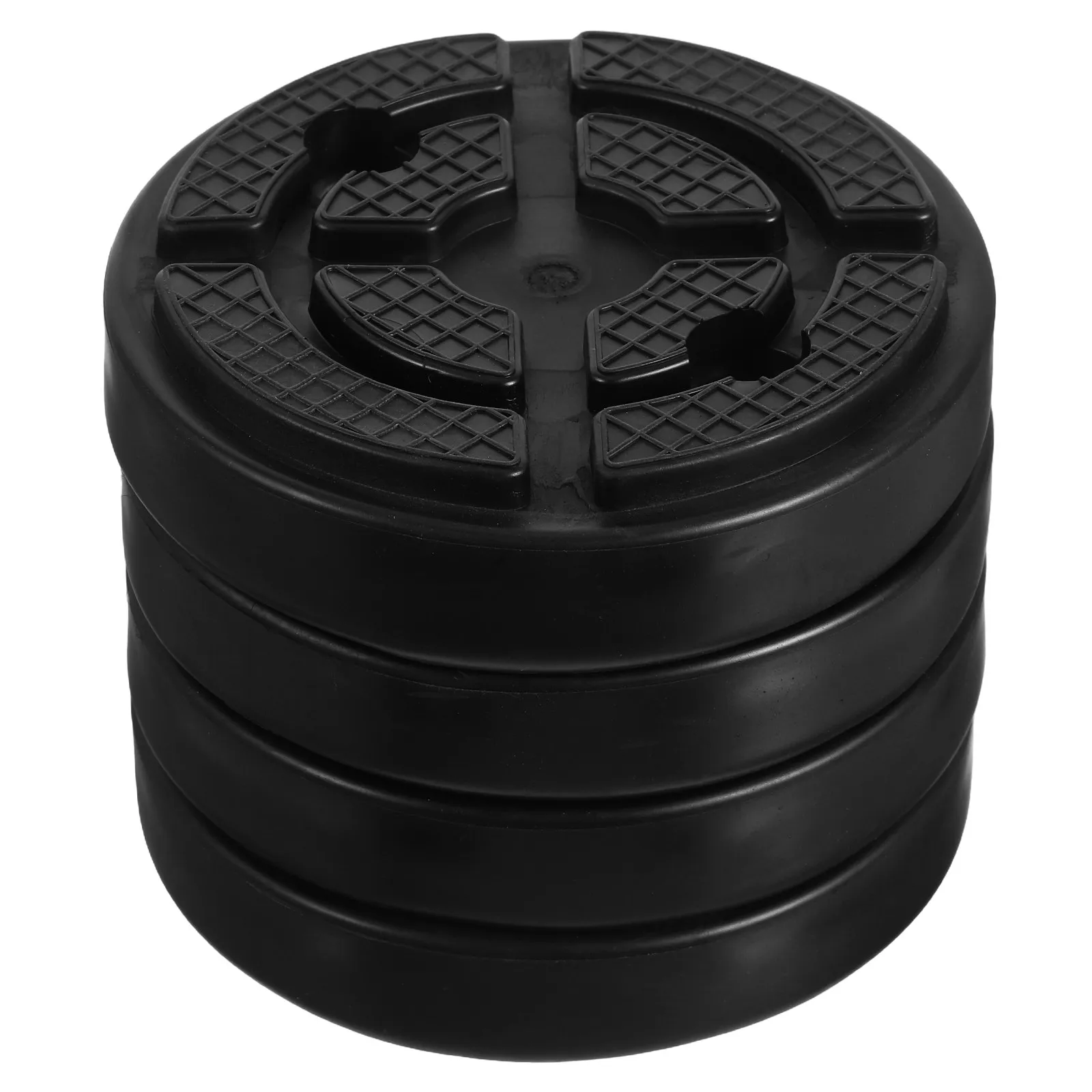 4Pcs Two-Post Lift Rubber Pads 4.72x1.18 Inch Heavy Duty Car Lifting Pad for Protection Compression Resistance Abrasion