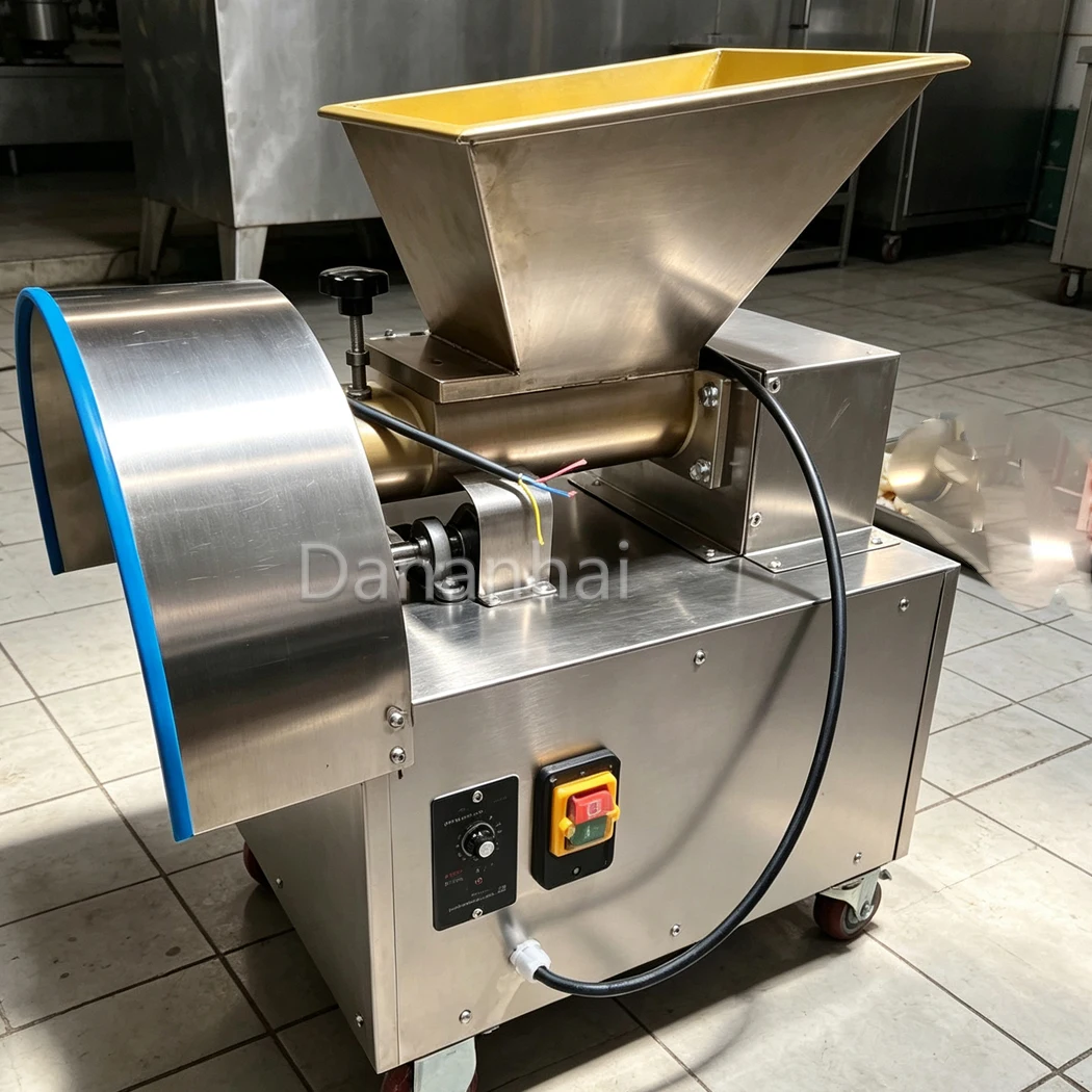 Electric Dough Cutter Machine Bakery Dough Separator 220V for Bread Pastry Dough Commercial Processing