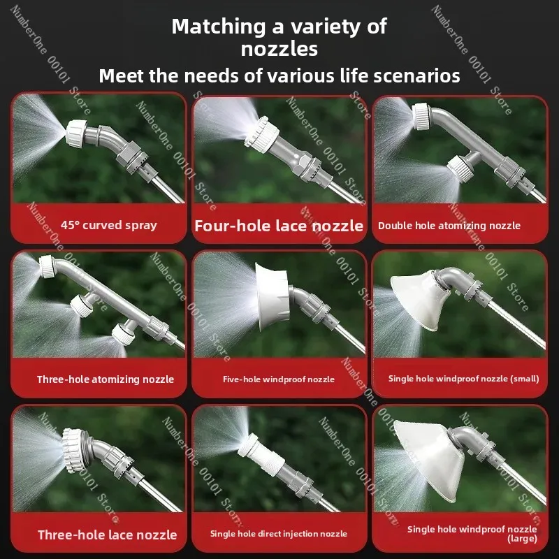 Electric Agricultural Sprayer, Knapsack Pesticide Sprayer, High-Pressure Watering Machine for Garden and Farm, Household Plant view 3