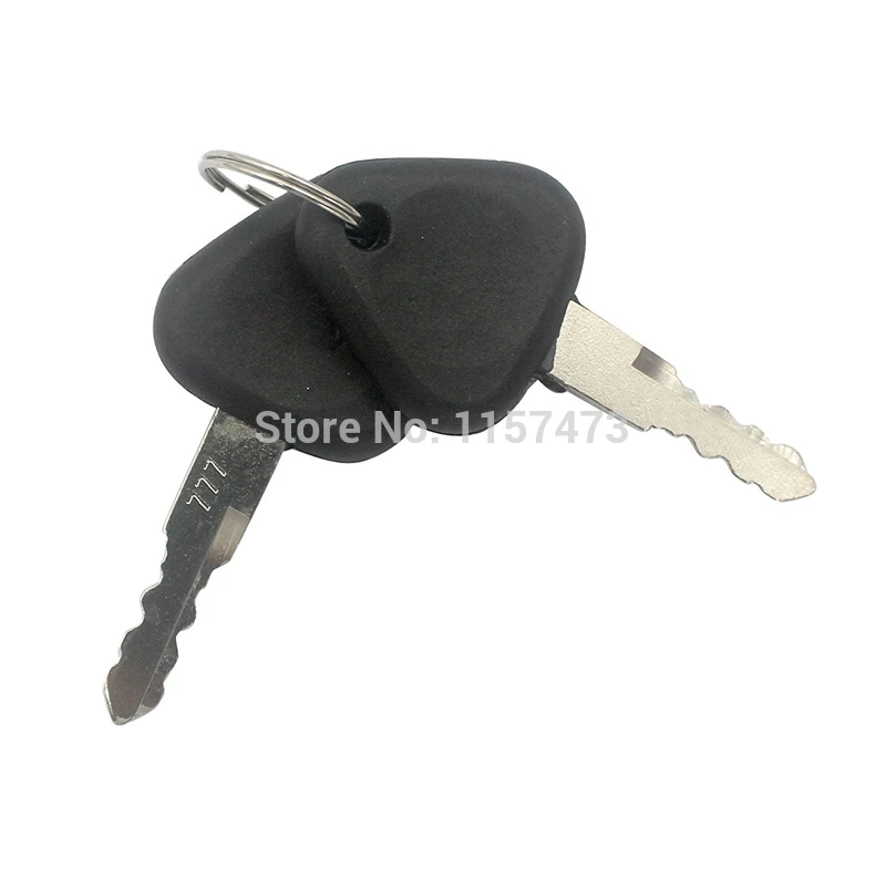 2 Pcs/lot 777 Heavy Equipment Key for Volvo Excavator EC210 EC240 EC290 with 3 year  warranty