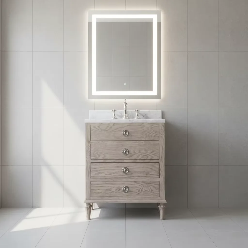 

# Bathroom Furniture Solid Wood Vanity With Sink