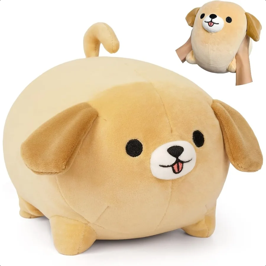 

Dog Plush Pillow8inch Puppy Stuffed Animal Toy Cute Soft Labradoodle Plushie Hing Pillow Valentine Christmas Birthday Gifts for