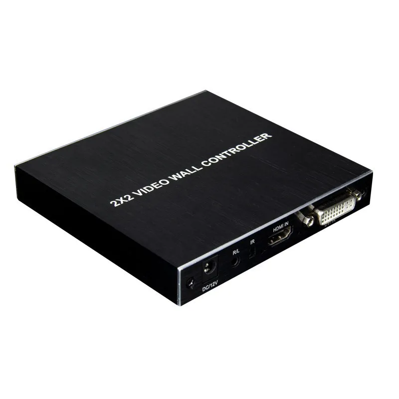 2X2 Video Wall Controller 1080P 4K DVI HDMI Video Wall Processor 1x2 1x4 1x3 2x1 3x1 4x1 Multi Screen Processor TV Video Splicer