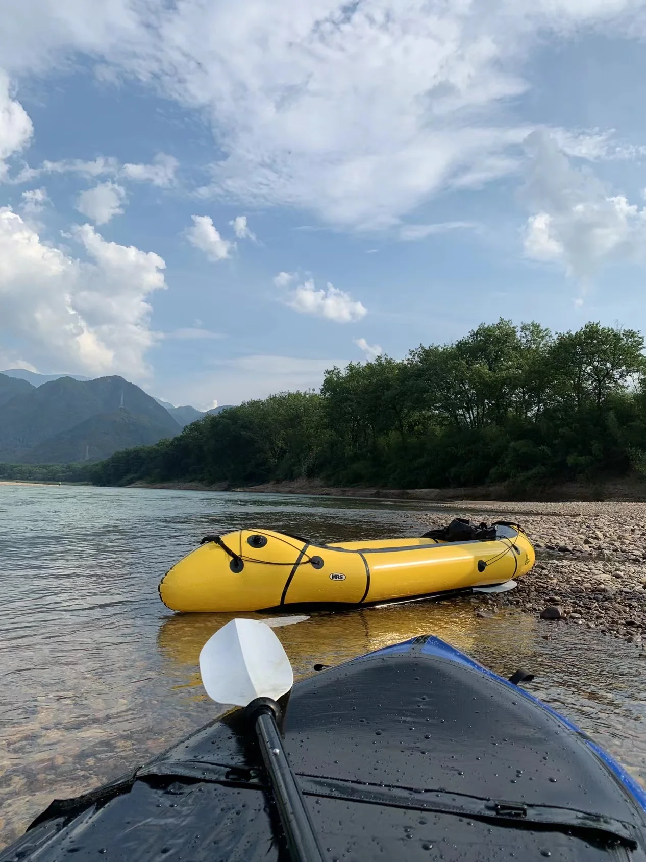 Outdoor Inflatable Rafting Fishing Boat, High Toughness Power Component For River Drifting & Water Recreation Activity view 6