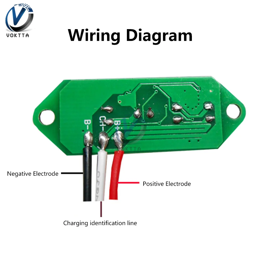 18650 Lithium Battery Capacity Indicator LED Horse Race Lamp Battery Charging Indicator Battery Tester Battery Level Monitor