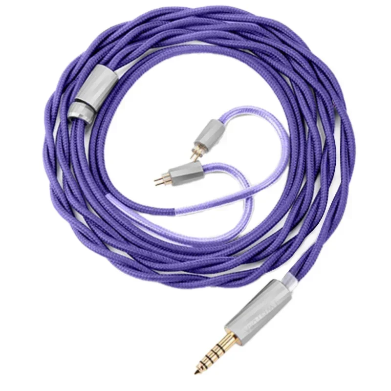 TWISTURA Rhyming Dust Headphone upgrade cable High-Performance Audio Silver-Plated, Pure & OFC Hybrid Coax Earphone Line