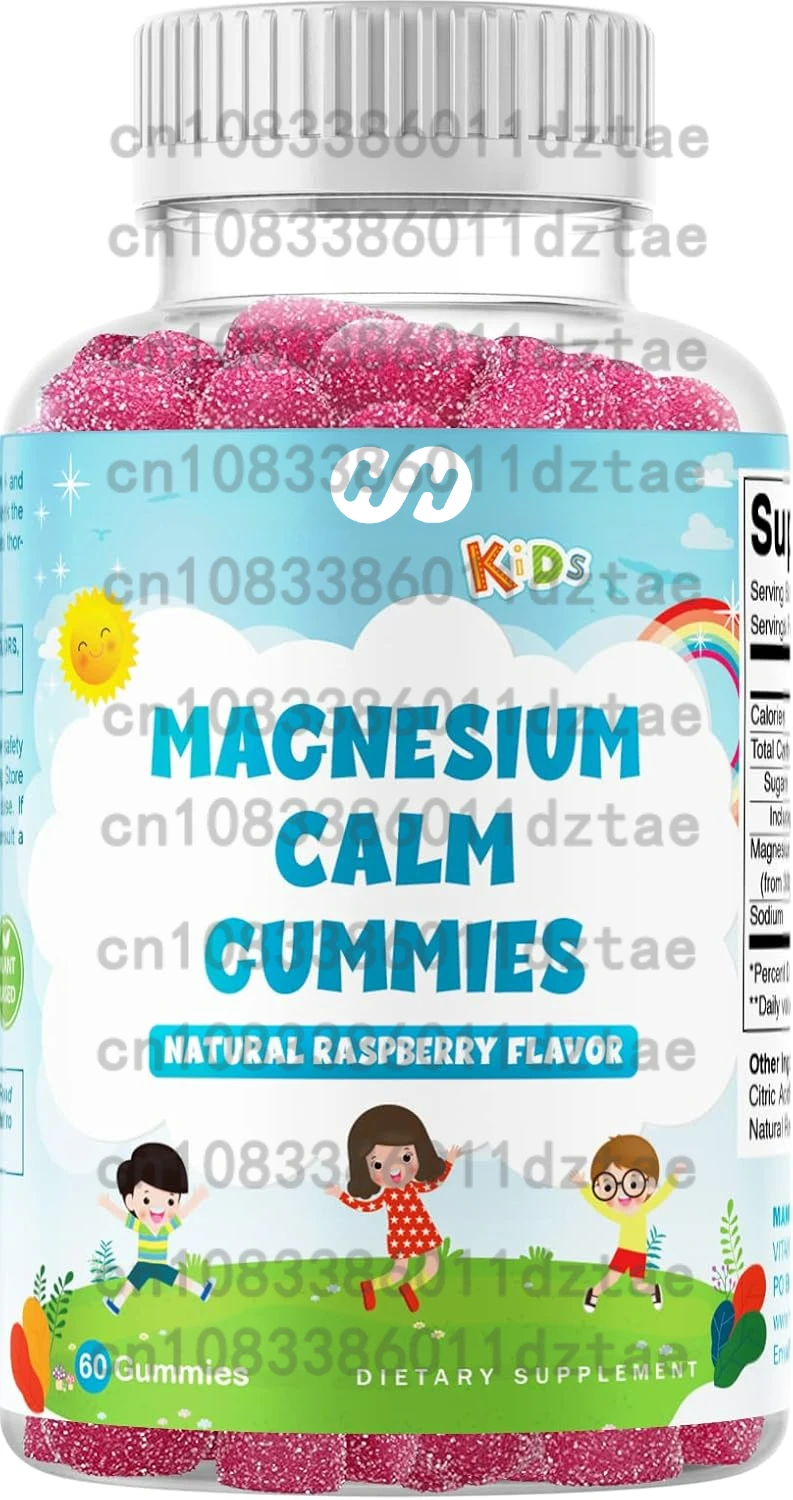 

Магниевые жевательные конфеты Calm Gummies - для расслабления, поддержки здоровья мышц, костей и энергии, 60 капсул
