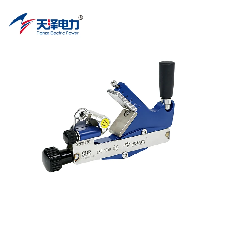Industrial  ODM 10-35KV Medium Voltage XLPE Cable Stripping Tool Steel Handle Semiconductor Removal Preparation