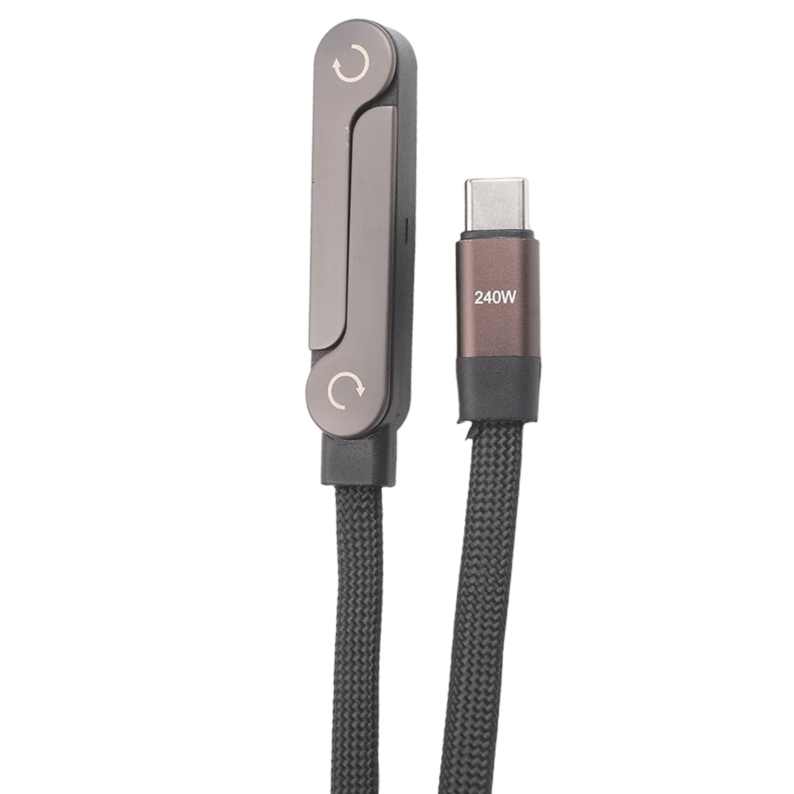 240W for Fast Charge Cable with Phone Holder 1.5 Meter Length Zinc Aluminum Alloy Wire Suitable for Smartphones Tablets