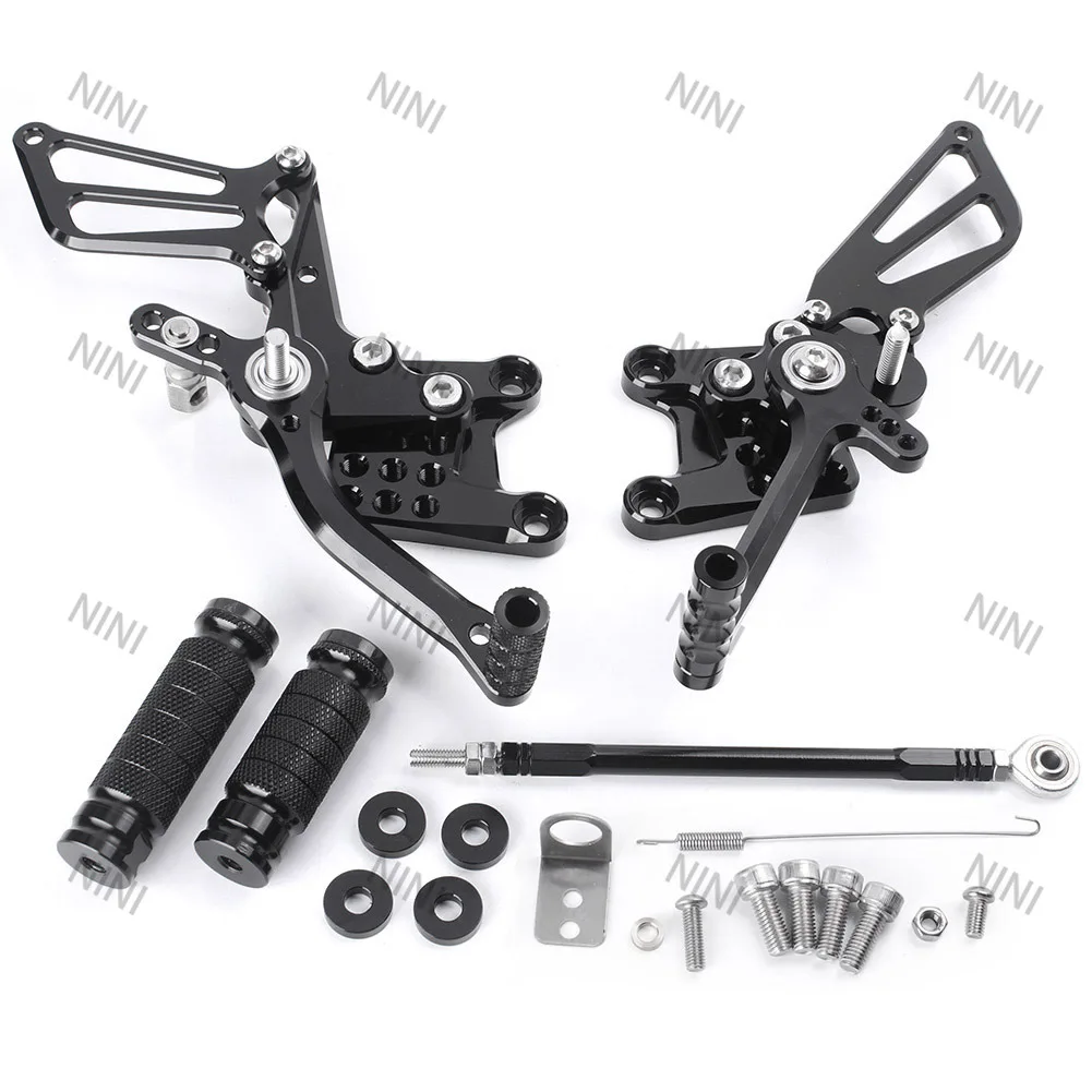 

Мотоцикл для Suzuki GSXR1000 2000-2004 для GSXR 750 600 SV650 1996-2005, регулируемый тормоз переключения передач, задний комплект подножек, подставка для ног
