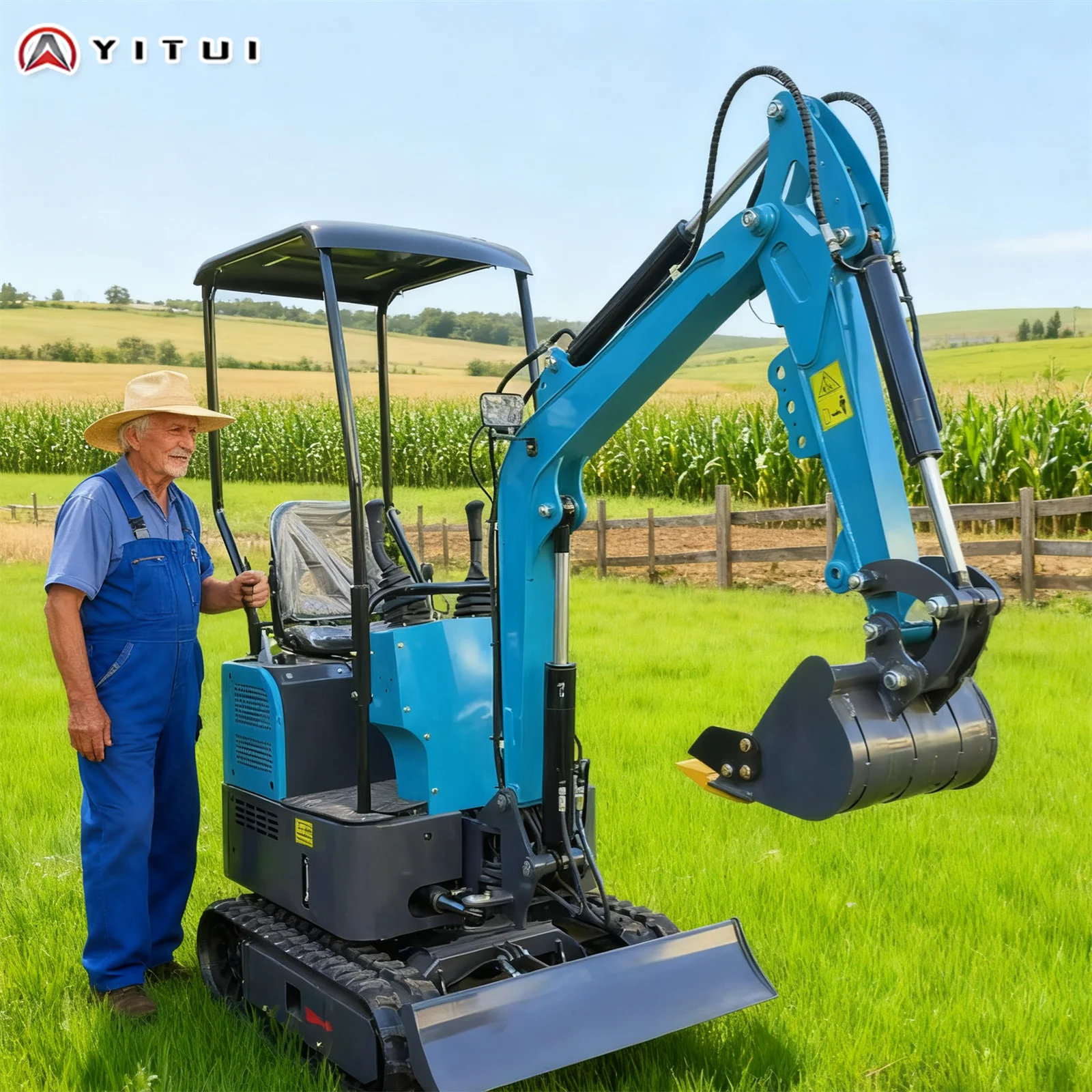 أحدث كابينة زاحفة متعددة الوظائف 2 طن 3 طن حفارة صغيرة ذراع كبيرة أرجوحة جانبية حفارة صغيرة مخصصة