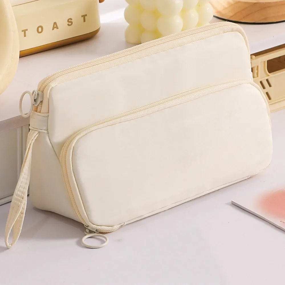 

Fashion Double-layer Ladder Pencil Case Large Capacity Creative Kawaii Pencil Bag INS Style Zipper Stationery Bag School