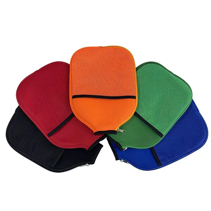 Soft Neoprene Pickleball Racket Sleeve Lightweight Waterproof Pickleball Paddle Cover Pickleball Accessories Protector Bag