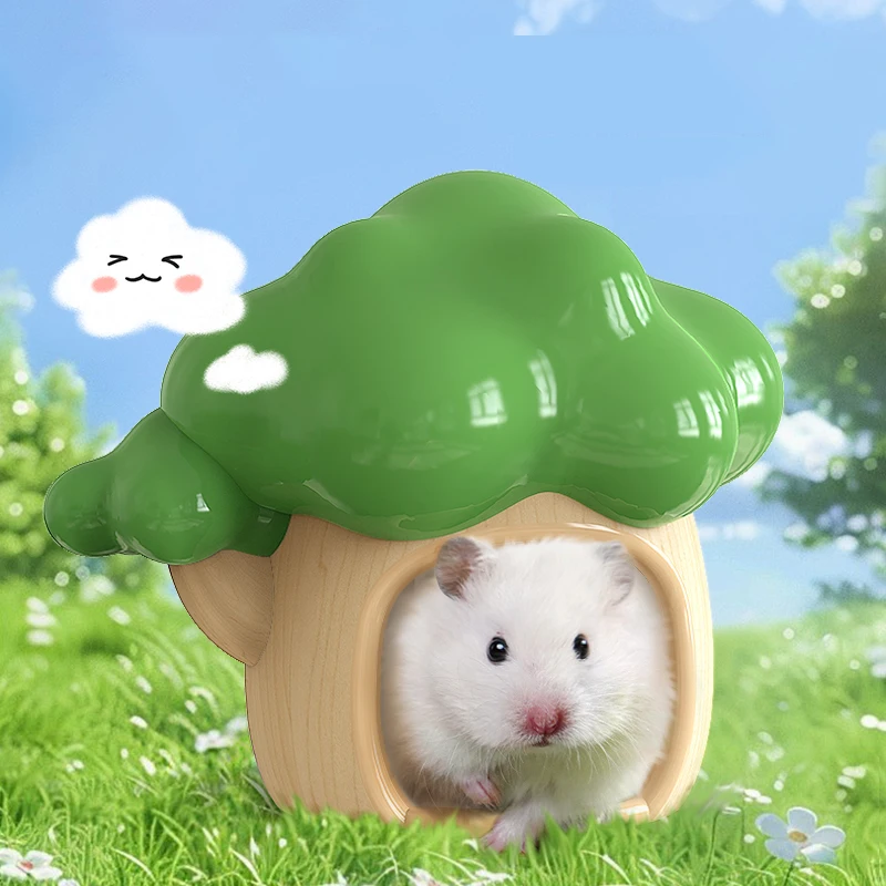 

2024 Cute Hamster House Pet Items Hamster Cage Pet Supplies Small Pet Cage For Rabbit Ferret Chinchilla Pet Products Pet Goods