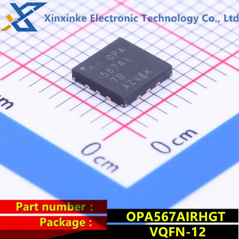 OPA567AIRHGT OPA567AI VQFN-12 Operational Amplifiers - Op Amps Rail-to-Rail I/O 2A Power Amplifier Brand New Original