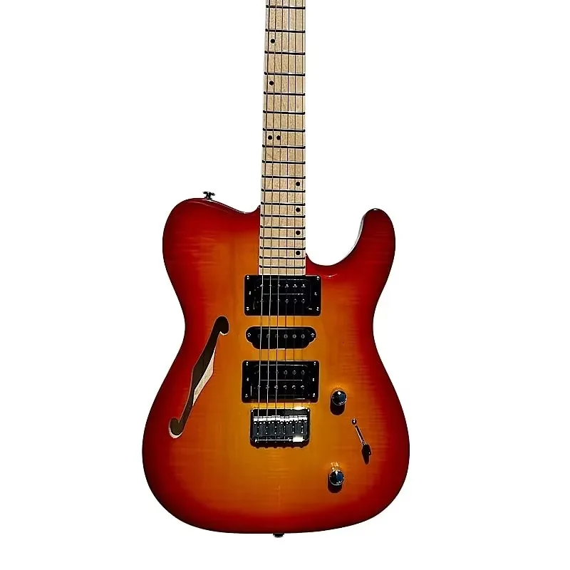 

STLF Rye Memphis Coil Split Electric Guitar Cherry Honey Burst Tele Style