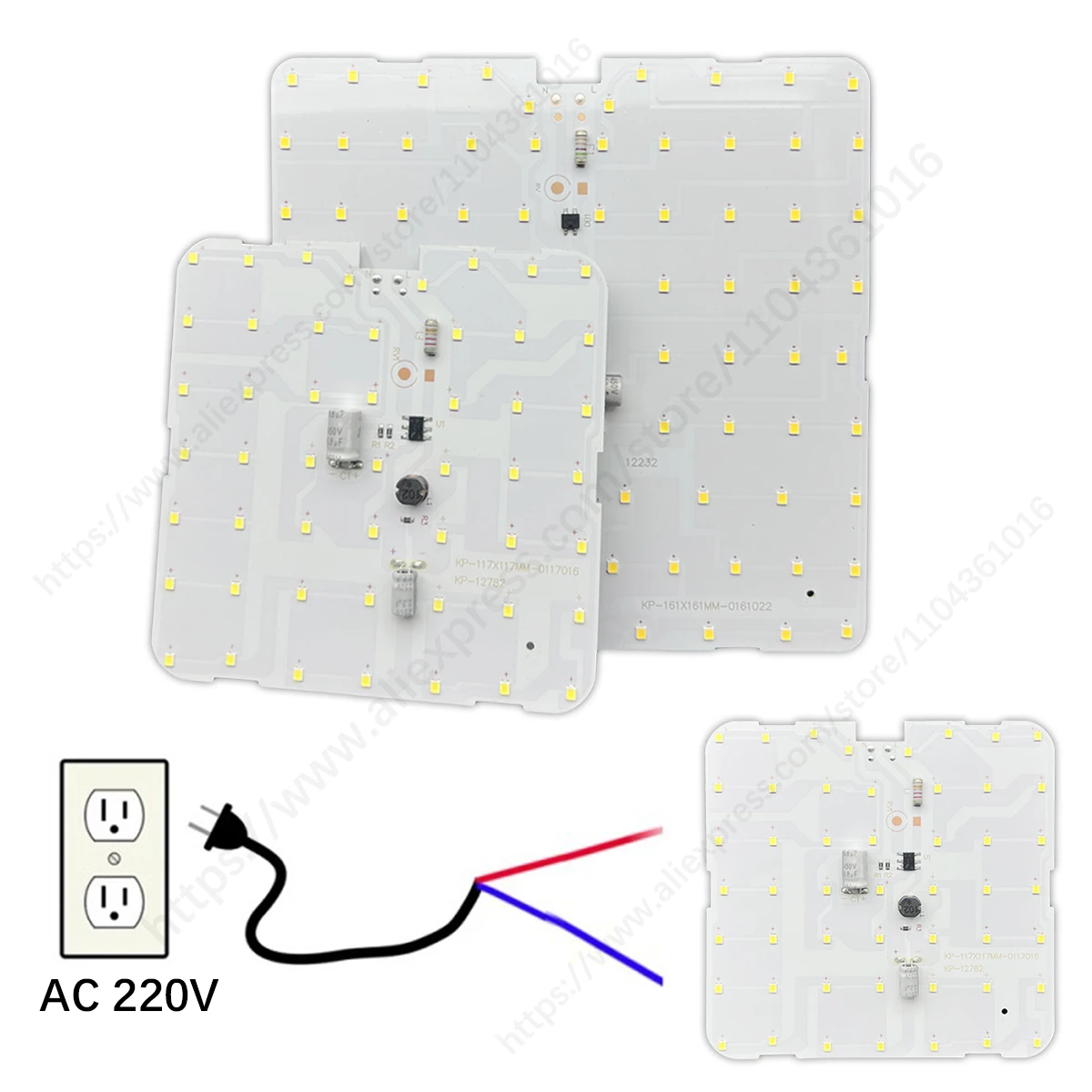 

LED Panel Light 7W 12W 16W 22W No Flicker AC 220V for Ceiling Light Source Square Round Panel Light Magnetic LED Light