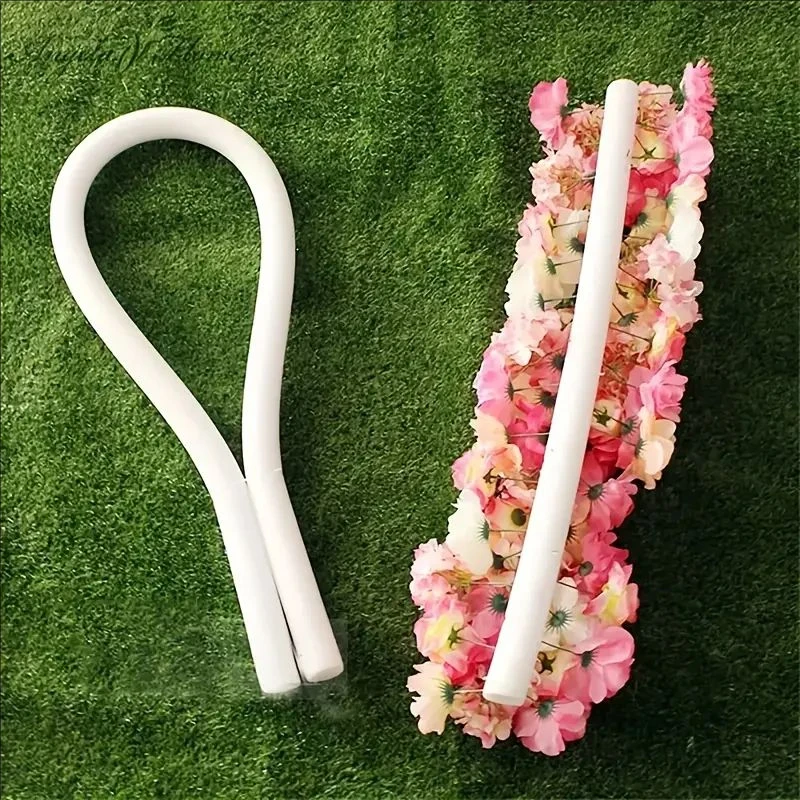 Length 200cm Diameter 4cm Foam Rod Arch Artificial Flower Arrangement Foam Decoration Multi-Purpose Random DIY Cutting Size Foam