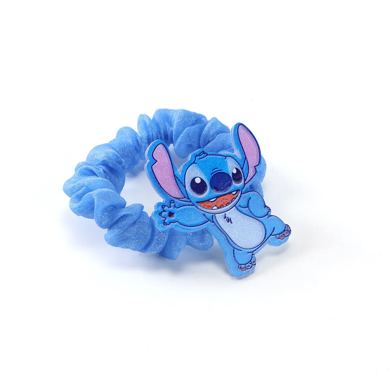 Disney Lilo & Stitch Hair Rope for Women Cartoon Toys Children Kawaii Stitch Acrylic Rubber Band Hair Accessoires Girl Gifts