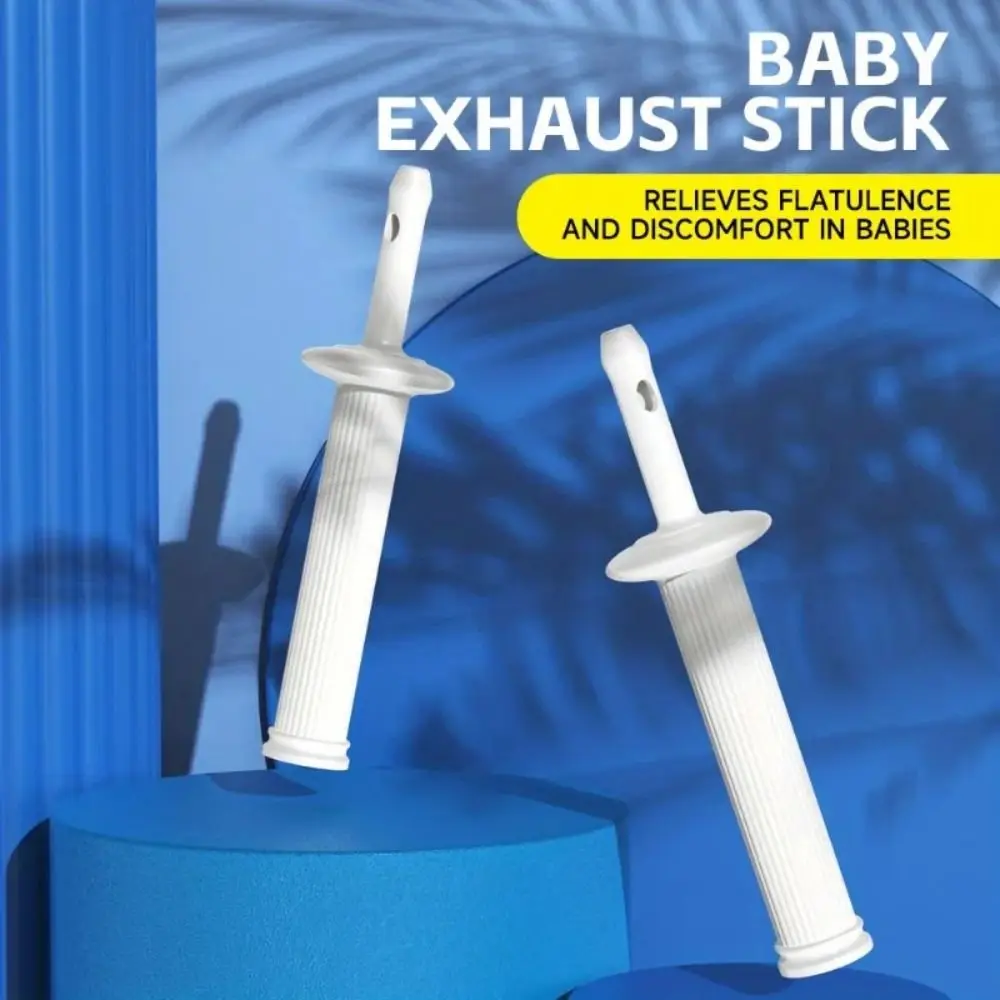 Anti-flatulência Baby Exhaust Rod, Cólica Alívio, Gás Relief, BPA Free, Acessórios de Enfermagem, Novo