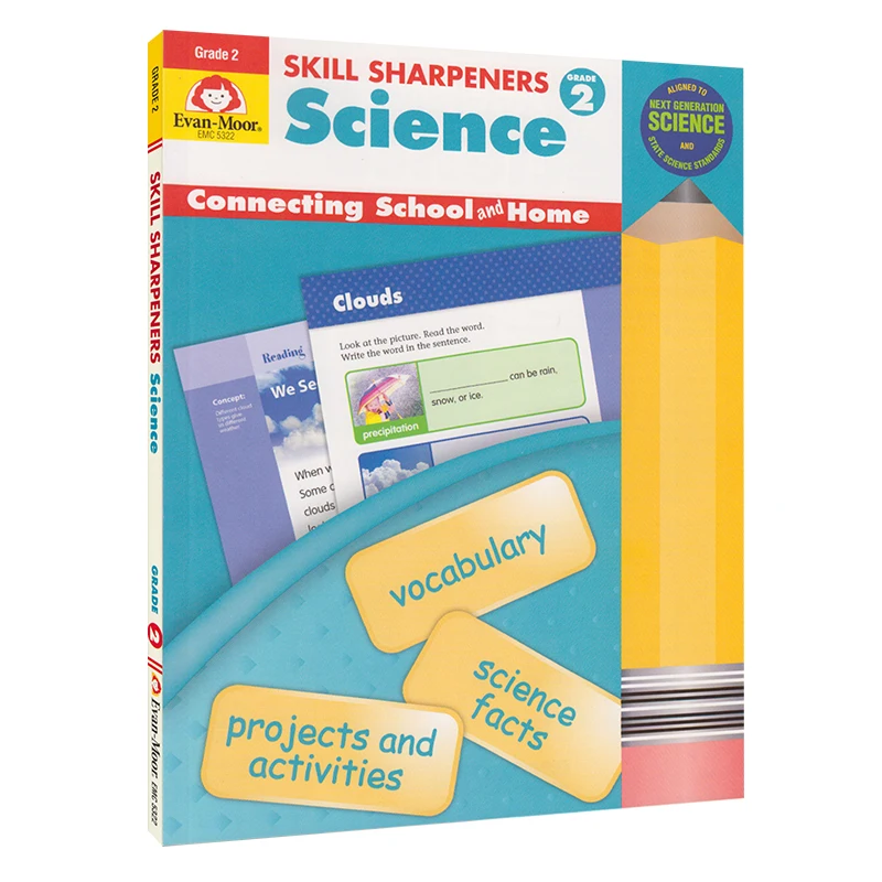 

Evan-Moor Skill Sharpeners: Science, Grade 2 Workbook,aged 5 6 7 8, English book 9781629381541