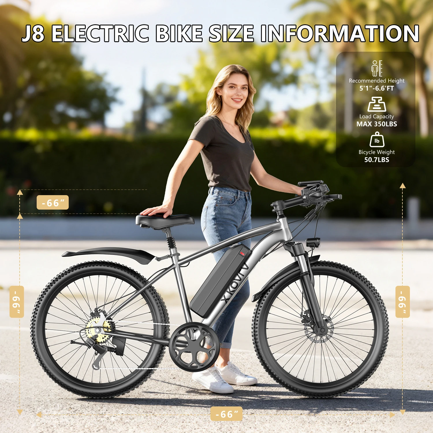 

26 inch electric bicycle, multifunctional display, peak 1200 silent motor, SHIMANO 7speed， Detachable battery, 30 mile range