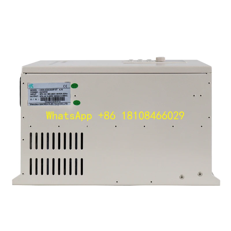 

Inverter CNC Spindle Motor Speed Control VFD 45KW 55KW 380V Frequency