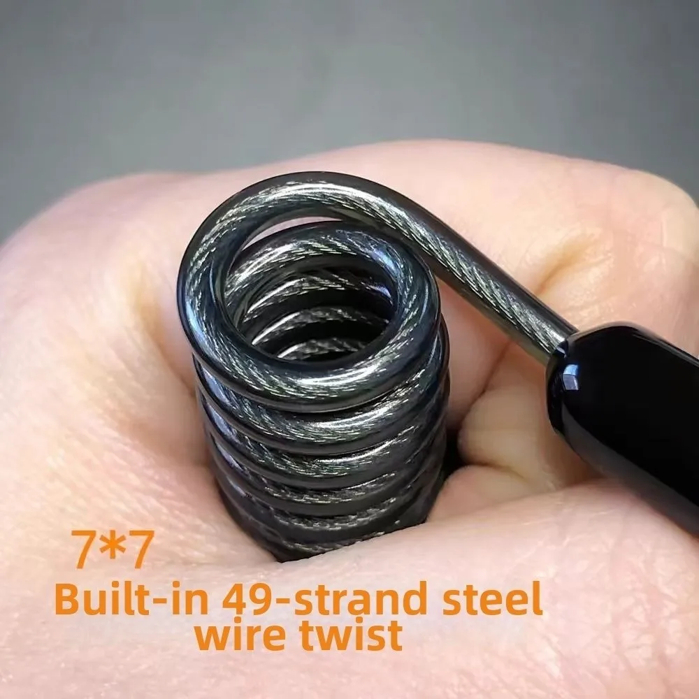 1m Length Elastic Key Rope 1.2m Length 3meter Length Fishing Hanging Rope Elastic Material Steel Wire Core