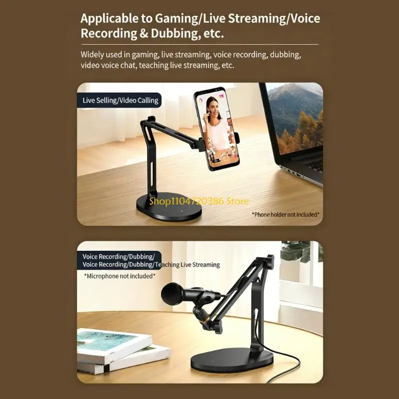 K0EA Flexible Mount for Camera Microphone Lighting Includes 5/8