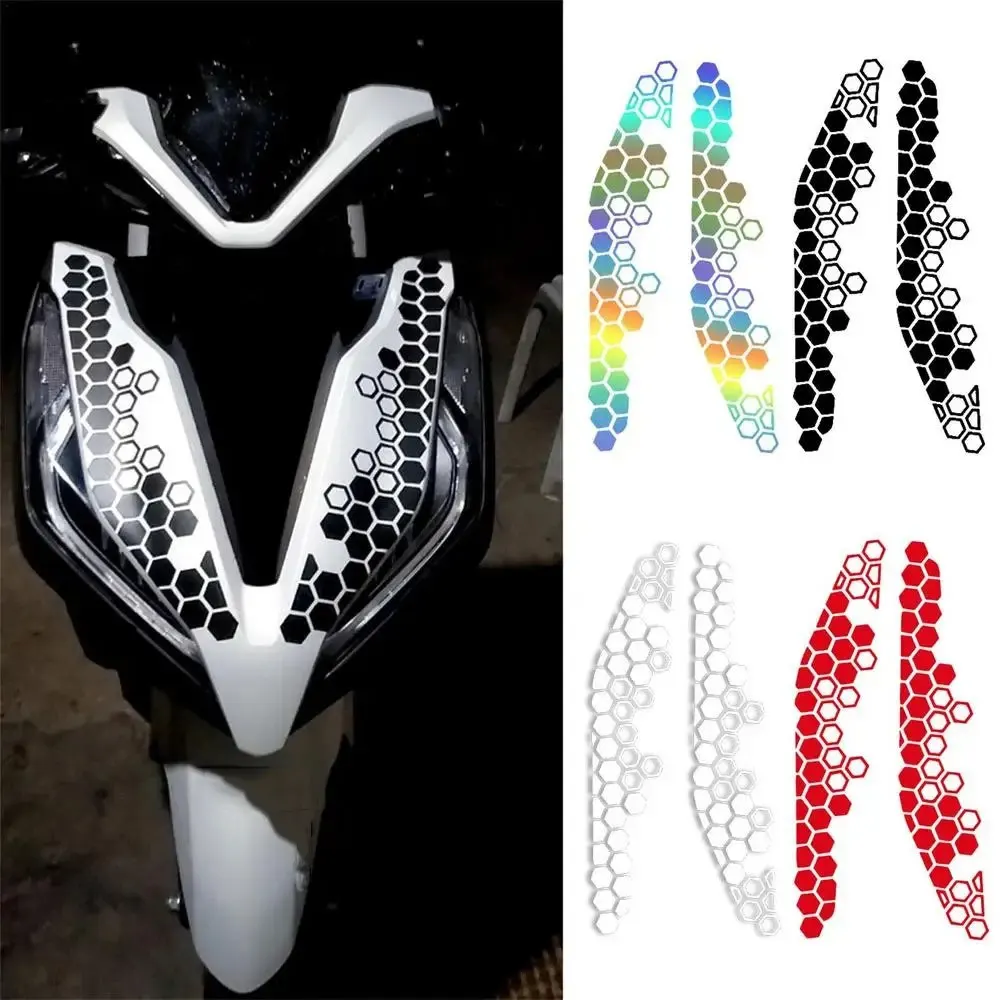 

1Pair Car Exterior Accessories Body Side Honeycomb Stickers Sport Racing Decal Vinyl Film Car Motorcycle Decorative Stickers