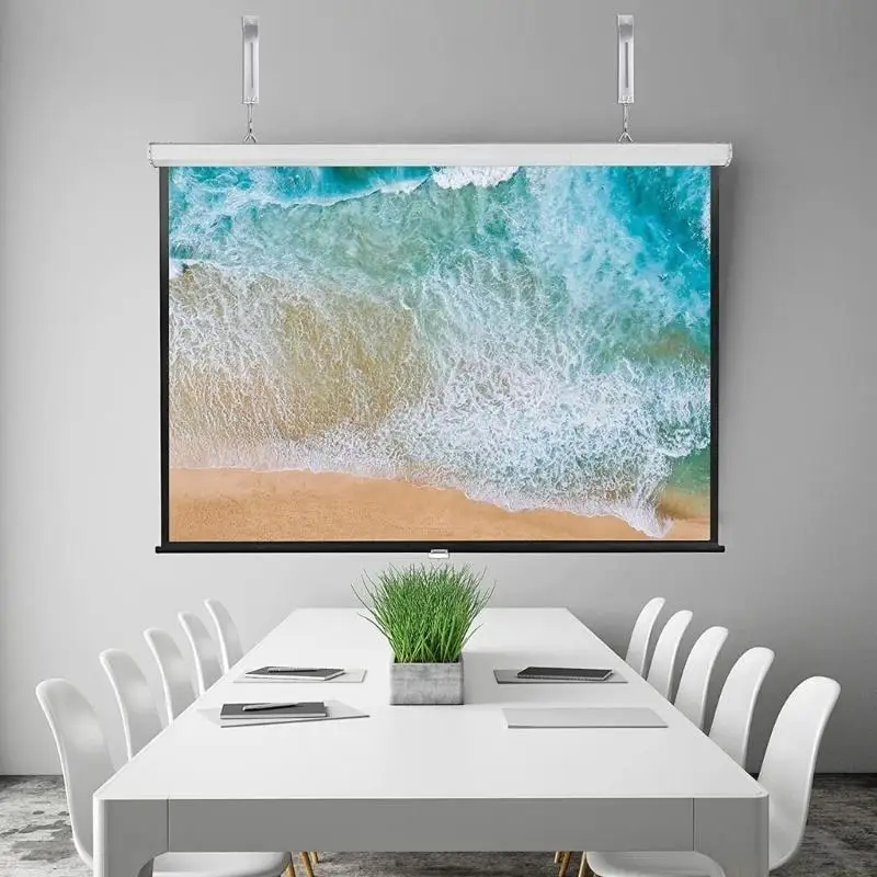 M5TD Universal Projector Screen Wall Mount L Brackets Wall Hanging Mount Adjustable