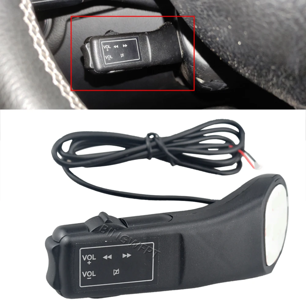 5 Keys Universal Car Steering Wheel Button Remote Controller Car Radio GPS Navigation DVD 2 Din Android Wired Remote Control